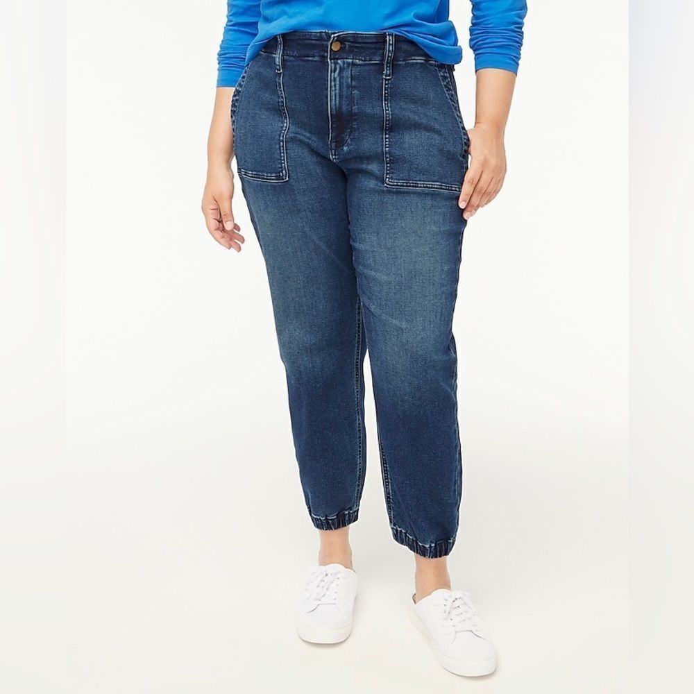 J. Crew Factory Blue Denim Joggers